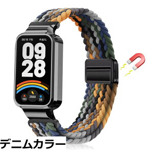 �y���������z[LanQii] �o���h �p�� Xiaomi Smart Band 9 Active/�p�� Xiaomi Redmi Smart Band 3 �Ή� �o���h �����x���g �i�C���� �o���h �҂ݍ��� ���C�z�����t�� �X�|�[�c�p �e�͐� �������i�K���� �_�� �h