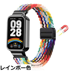 �y���������z[LanQii] �o���h �p�� Xiaomi Smart Band 9 Active/�p�� Xiaomi Redmi Smart Band 3 �Ή� �o���h �����x���g �i�C���� �o���h �҂ݍ��� ���C�z�����t�� �X�|�[�c�p �e�͐� �������i�K���� �_�� �h