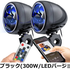 �y���������zLED ���� �t���b�V�� �X�g���{ �� �� �� �o�C�N ���y�Đ� �o�C�N�p �I�[�f�B�I �X�s�[�J�[ �ő�300W 2�`�����l�� �A���v �h�� USB �[�d iPhone MP3 �X�}�z �X�}�[�g�t�H�� �n�[���[ �}�W