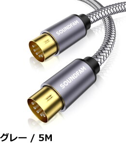 �y���������zMIDI�P�[�u�� SOUNDFAM 5�s�� MIDI�L�[�{�[�h �R�[�h DIN �I�X - �I�X �V���Z�T�C�U�[�A�I���K���A�G���N�g���b�N�s�A�m�AMIDI�M�^�[�Ȃ� �ڑ��p