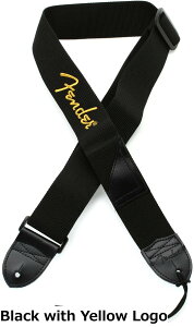 �y���������zFender �t�F���_�[ �X�g���b�v 2 BLK POLY STRAP,RED FENDER