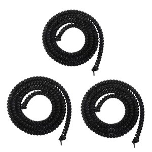 �y���������zHIMIHOM �P�[�u���J�o�[ �R�[�h�J�o�[ TPU�� �y�b�g�ɗD���� �ϔM �ϖ��� �_����[�\ �f���h�~ ���ݖh�~ �� �L�R�[�h�΍� �u���[�L�P�[�u���ی�i�����a6mm×����93cm 3�{�j�u���b