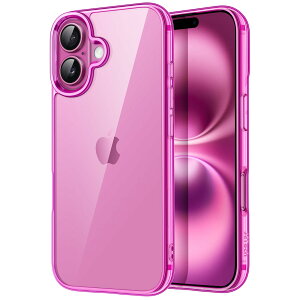 yzJETech iPhone 16 Plus 6.7C`p P[X ΂݂Ȃ Ռz op[Jo[ h~ NAobN (sN)