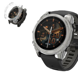 �y���������zFor �K�[�~�� Garmin Fenix 8 Sapphire AMOLED 51mm �p �P�[�X �J�o�[�yKONXISA�z�X�}�[�g�E�H�b�` �P�[�X+�t�B���� ��̌^�iPC�P�[�X+�����K���X�t�j���E�ȒP �����ߗ� �C�菝�h�~ �Ռ��z�� 