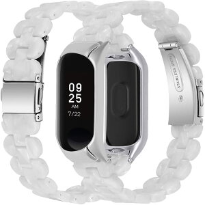 �y���������zMiimall�y��̎��o���h�z�Ή�Xiaomi Mi Band 6/5 �o���h �����o���h �P�[�X�t�� �ϏՌ� ������ ���ߊȒP �ȒP��t ������ �y�� �j���K�p Mi Band 6/5 �x���g �����h�~ �E���ȒP �V���I�~ Mi 