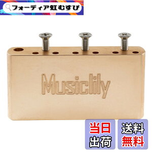 �y���������zMusiclily Ultra �u���X 36mm �V���[�gMIM�X�^�C�� �g�������u���b�N 10.5mm���s�b�`������Squier Pre-2020 Affinity�X�g���g�g�������u���b�W�p