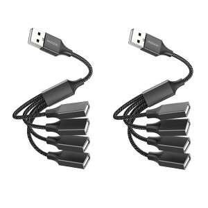 yzMOGOOD USB 4-in-1 USBP[u USBnu USBUSBA_v^ }`\Pbg USB4 USB}U[P[uϊ }`USB|[gUSBd PC//m[gp\R/UfBXN/e