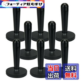 【送料無料】カーラッピング用マグネット 仮止め 固定 持ち手付き デカール DIY ハンドメイド (ブラック 8個セット)