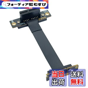 �y���������z10Gtek PCIE 3.0 �����P�[�u�� X1 to X1 �I�X-���X �X���b�g 90°to 90° ���C�U�[�P�[�u�� ���C�U�[�J�[�h �G�N�X�e���_�[�P�[�u�� ���h�~EMI�f�� 30cm (P311MF5530)