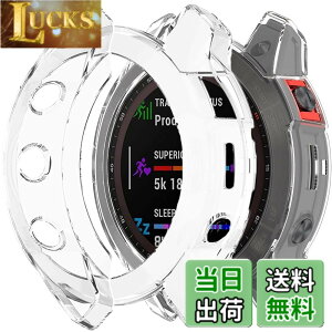 �y���������zMiimall�Ή�Garmin Epix Gen2/Epix Steel�P�[�X TPU�ގ� �\�t�g �Ռ��z�� �y�� ���^ �K�[�~�� Epix Gen2 �J�o�[ �����h�~ �����Ή� �E���ȒP Epix Gen2�ی�J�o�[ �o���p�[�i�N���A�j
