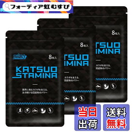 【送料無料】【3袋セット】KATSUO STAMINA カツサプ 1袋(8粒入)