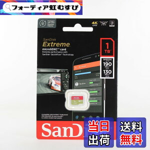 �y���������zSanDisk (�T���f�B�X�N) 1TB Extreme microSDXC A2 SDSQXA1-1T00-GN6MN SD�ϊ��A�_�v�^�[�Ȃ��m �C�O�p�b�P�[�W �n