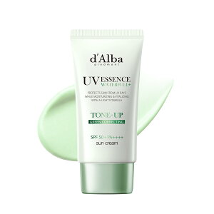 �y���������z[d'Alba����] �g�[���A�b�v UV�G�b�Z���X �T���N���[�� - SPF50+/PA++++ ���ω��n ���Ă��~�� ���e�t ���Ɛ��ɋ��� �E�H�[�^�[�v���[�t �C�[�W�[�E�H�b�V���u�� ��x�ɗ��Ƃ��� �t�@��