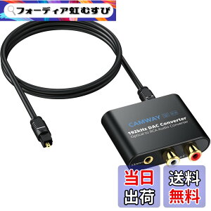 �y���������zCAMWAY 192kHz ���f�W�^���A�i���O�����ϊ��� ������RCA/3.5mm�� HDTV/DVD/Blu-ray/Xbox/PS3/PS4�Ή�