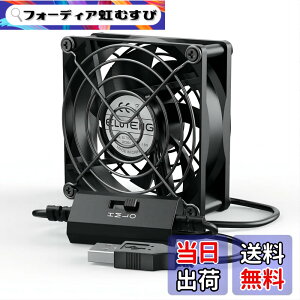�y���������zELUTENG USB�t�@�� 8cm �É� ���͗�p 3�i���ʒ��� 5V ���^ ��� USB��@ 80mm 7���H�� �T�C�����g PC �ȃG�l �N�[���[ �p�\�R�� PS4 PS3 �Q�[���@ ���[�^�[ TV Box �N�[�����O�ɑΉ� USB Cooli