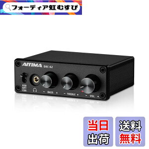 �y���������zAIYIMA DAC-A2 �w�b�h�z���A���v RCA/3.5mm�w�b�h�z���o�́APC-USB/��/�������͑Ή��i24�r�b�g 192kHz�j