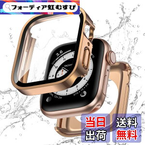 �y���������z�y�t���J�o�[�ی�zKawoco �A�b�v���E�H�b�` �h�� �J�o�[ Apple Watch SE Series 6 5 4 �Ή� 44mm �P�[�X 2 in 1 �O��̕ی� ��d�\�� �ϏՌ� iWatch ��̌^ �P�[�X 44mm ���[�Y�S�[���h
