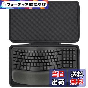 �y���������zco2CREA �Ή� Logicool ���W�N�[�� WAVE KEYS K820�L�[�{�[�h+�}�E�X M575��p���[�P�[�X �u���b�N�i�P�[�X�̂݁j