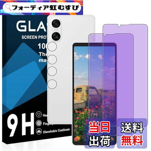 �y���������z�y2���u���[���C�g�J�b�g+2�������Y�t�B�����z�Ή� Xperia 10 vi �K���X�t�B���� ���Y���ɎqAGC�f�� SO-52E / SOG14 �ی�t�B���� �y �ڂ̔��y�� �ڂɗD���� �u���[���C�g�J�b�g �d�x9