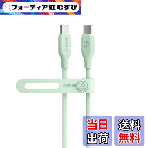 �y���������zAnker 543 �G�R�t�����h���[ USB-C & USB-C �P�[�u�� 0.9m �O���[��