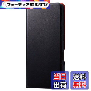 �y���������z�G���R�� AQUOS sense7 [ SH-53C | SHG10 ] �P�[�X �J�o�[ �蒠�^ ���U�[ �v ���^ �y�� �}�O�l�b�g�J�� �J�[�h�|�P�b�g�t�� �����܂ܒʘb [�����قǔ����Čy��] �u���b�N PM-S226PLFUBK