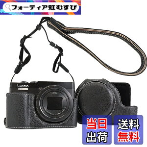 �y���������zRieibi TZ99 �J�����P�[�X�APanasonic Lumix DC-TZ99/ DC-ZS99�f�W�^���J�����pPU���U�[�J�����P�[�X�A���߉\�ȃV�����_�[�X�g���b�v�t�����O���\�ȕی�P�[�X�A�r���[�e�B�[�J�o�[