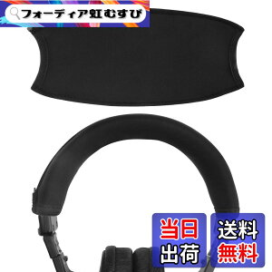 �y���������zGeekria �J�o�[ �݊��� �L�k�f�� �w�b�h�o���h�J�o�[ �\�j�[ Sony MDR-V6/ V600/ V900/ MV1/ Z600/ 7506/ 7509/ CD900ST/ M1ST/ M1 Headphones �w�b�h�z���� �Ή� �ȒP�ɑ��� �H��s�v (�u���b�N)