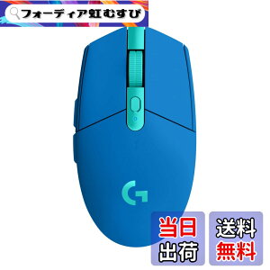�y���������zLogicool G �Q�[�~���O�}�E�X G304 LIGHTSPEED ���C�����X �}�E�X G304-BL �y�� 99g HERO 12K�Z���T�[ 6�v���O�����{�^�� 250���ԘA���g�p�\ �u���[ PC windows mac �������K�i �y �t�@�C�i���t