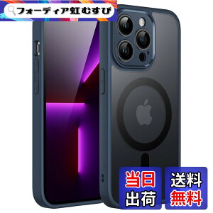 �y���������zJETech iPhone 13 Pro 6.1�C���`�p �}�O�l�b�g �P�[�X MagSafe�ɑΉ� �������̃}�b�g�w�� �J���������Y ���S�ی� ���^ �ϏՌ� �J�o�[ (��)