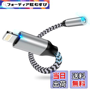 �y���������ziPhone �C���z���ϊ��A�_�v�^18cm ���C�g�j���O 3.5mm�C���z���W���c�N HIFI���� MFI�F�� Haoano 24-bit�n�C���] Lightning - 3.5mm �ϊ��P�[�u�� �ʘb/���ʒ��� iPhone14/13/12/11/SE/XS/iPad/iPod Touch5/6/