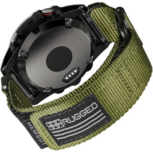 �y���������zHemsut �K�[�~���E�H�b�` �i�C�����X�|�[�c�o���h Fnix/Forerunner/Approach/MARQ/Quatix/D2/Instinct/Enduro/Tactix�V���[�Y�p �A�b�v�O���[�h���ꂽ�R�l�N�^ �K�[�~���̃N�C�b�N�t�B�b�gver ����