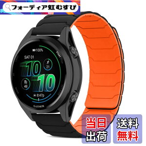 �y���������z[CiimWaa] 20mm �o���h for �K�[�~�� Garmin Forerunner 70/ 170/170 Music/Approach J1/S50/Garmin Vivoactive 6/5 �p �V���R�� ���v�o���h ���͂Ȏ��C �X�}�[�g�E�H�b�`���� �}�O�l�b�g ���v�x���g �����^ 