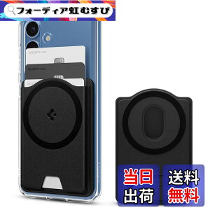 �y���������z�yGalaxy S26/S25�V���[�Y��p�zSpigen ���ʃ}�O�l�b�g �J�[�h�P�[�X �X���� �J�[�h�z���_�[ �������U�[ 3�����[ �E�H���b�g �o�����e�B�k�X�E�}�O�t�B�b�g+ AFA09205 (�u���b�N)