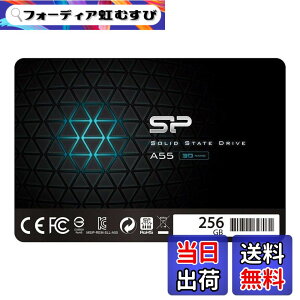 �y���������z�V���R���p���[ SSD 3D NAND�̗p SATA3 6Gb/s 2.5�C���` 7mm 3�N A55�V���[�Y �F�F�u���b�N�A�T�C�Y�F256GB