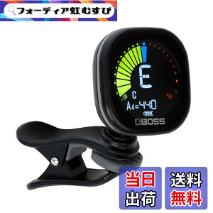 �y���������zBOSS �{�X �N���b�v�`���[�i�[ TU-05 ��^�J���[�E�f�B�X�v���C �ő�10���ԘA���g�p �I�[�g�p���[�I�t�@�\ USB�[�d �M�^�[/�x�[�X �F�F�u���b�N