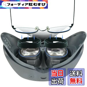 �y���������zLICHIFIT VR�����Y�v���e�N�^�[ PS VR2�Ή� �ዾ��VR�����Y�ɏ����̂�h�� �����Y�X�N���b�`�h�~ ���h�~ �ዾ�X�y�[�T�[ �A�N�Z�T���[ PS5 VR2 �F�F�u���b�N