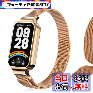�y���������z[LanQii] �o���h �p�� �V���I�~ �p�� Xiaomi Band 9 Active/�p�� Xiaomi Redmi Smart Band 3 �Ή� ���v�o���h ���C�o�b�N�� �X�g �}�O�l�b�g ���b�v ���b�V���D�� �r���v�o���h �����x���g �g�X�e