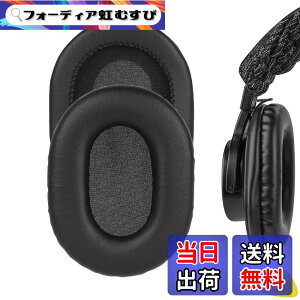 �y���������zGeekria �C���[�p�b�h�݊��� �p�b�h MDR-7506, MDR-MV1, MDR-V6, MDR-V7, MDR-M1, MDR-M1ST, MDR-CD900ST �w�b�h�z���ɑΉ� �p�b�h �C���[/�C���[�J�b�v (�v���e�C�����U�[/��) �F�F�u���b�N