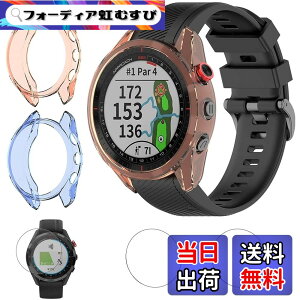 �y���������zFIVOF2���ی�P�[�X+2���t���ی�t�B�����Ή�Garmin(�K�[�~��) Approach S62��p�P�[�X �K�[�~�� Approach S62 �J�o�[ �\�t�g TPU�ގ� �҂�����Ή� �C�菝�h�~ �y�� �h�Ռ� Garmin Approach S62 