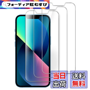 �y���������zJETech iPhone �p�S�ʕی�t�B���� �����K���X�t�B���� �K�C�h�g�t�� �P�[�X�Ɋ��Ȃ� HD�N���A �F�F�N���A�A�T�C�Y�FiPhone 13 mini