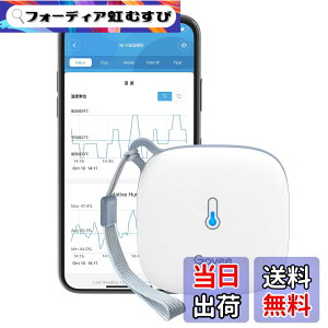 �y���������zGovee WiFi ���x�v ���x�v �����x ���C�����X �f�W�^�������x�v �X�}�z�ŉ����x�Ǘ� �A���[�g�ʒm�@�\�t��(�ʒm���Ȃ�) �f�[�^�̕ۑ��ƃG�N�X�|�[�g �C���e���A �����΍� �Ԃ���