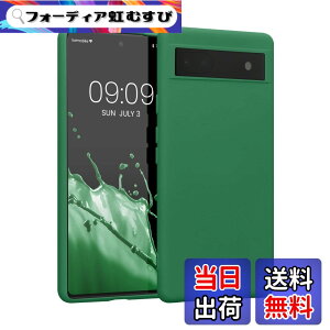 �y���������zkwmobile �X�}�z�P�[�X Google Pixel 6a�Ή� �P�[�X - �ɔ� TPU �V���R�� �}�C�N���t�@�C�o�[ ���F �F�F�X�̗d���O���[��