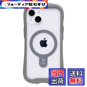 �y���������ziFace Reflection Magnetic iPhone 14 ��p MagSafe �Ή� �P�[�X �N���A �����K���X �F�F�O���[�EiPhone 14 ��p