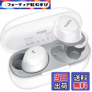 �y���������zTOZO A1 �C���z�� bluetooth ���C�����X�C���z�� ���ቹ�� �g�F�n���� ���^�y�� �}�C�N���� AI �ʘb���m�C�Y���_�N�V���� �J�X�^��EQ �A�v���Ή� �h�� �ő��32���Ԃ̘A���Đ� �Ԃ�[