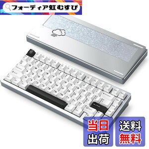 �y���������z�yWOBKEY Rainy 75�L�[�{�[�h�z�J���̂悤�ȑŌ��� ���J�j�J���L�[�{�[�h 3WAY�ڑ� OS�݊��� �z�b�g�X���b�v��VIA�̑Ή� �J�X�^�}�C�Y�� �K�X�P�b�g�f�U�C�� �A���~�j�E���f�ގg�p RG