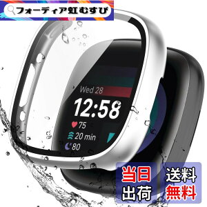 �y���������zBOOLINN For Fitbit sense2 �J�o�[/Fitbit versa4 �J�o�[ 3D���p�G�b�W �����^ PC+�K���X�f�� ��̌^ �t�@�[�E�F fitbit sense2 �P�[�X/fitbit versa4 �P�[�X �Ή� �����ߗ� �L�Y�h�~ �w��h�~ �ȒP��