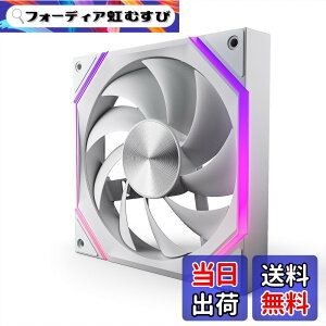 �y���������zAsiaHorse Nyota ARGB PC�P�[�X�t�@�� 120mm (12cm) 1�{ �t���E�z�C�p [�����\PWM/�É�] 4Pin PWM 5V 3Pin ARGB 2000RPM/61.5 CFM/HDB�x�A�����O/������ ���[�J�[RGB�\�t�g�Ή� (ASUS Aura, ASRock, GIGABYTE, MSI) �F