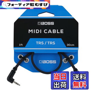 �y���������z�{�X BOSS MIDI�P�[�u�� MIDI Cable 3.5mm TRS/TRS LL �y�_�� MIDI�R���g���[�� 200�V���[�Y GT-1000CORE EV-1-WL �Ή� �T�C�Y�F30cm