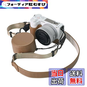 �y���������zVOVMOEYA �J�����P�[�X For SONY ZV-E10II ZV-E10markii ZV-E10M2�CZVE10 II�{�f�B�P�[�X For �\�j�[ ZV-E10M2�J�����P�[�X ZV-E10markii �J�����ی�J�o�[ PU���U�[ D��l�W���t�� ��ʊJ�� �d�r���� �S