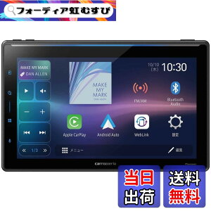 �y���������zPioneer �p�C�I�j�A �f�B�X�v���C�I�[�f�B�I AppleCarPlay AndroidAuto�Ή� Wi-Fi���[�^�[ �Z�b�g �F�F�u���b�N�A�T�C�Y�F10.1�C���`
